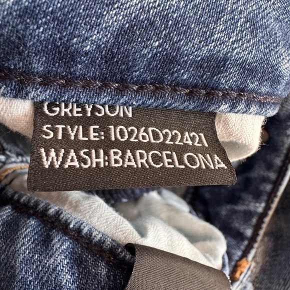 Monfrere Men's Greyson Distressed Skinny Jeans Size 29 NWT - Picture 6 of 6